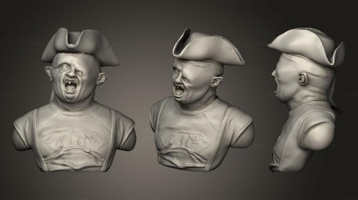 Busts of heroes and monsters (Sloth, BUSTH_1678) 3D models for cnc